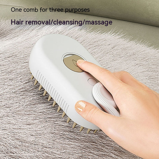 Perfect Pet 3-in-1 Electric Steam Grooming & De-Shedding Brush